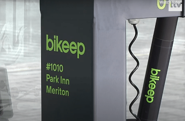 First ever Bikeep Scooter Rental Station in Radisson Meriton hotel